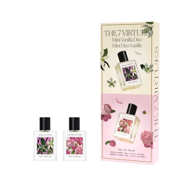 The 7 Virtues Mini Vanilla Duo mini perfumy 2 szt wanilia