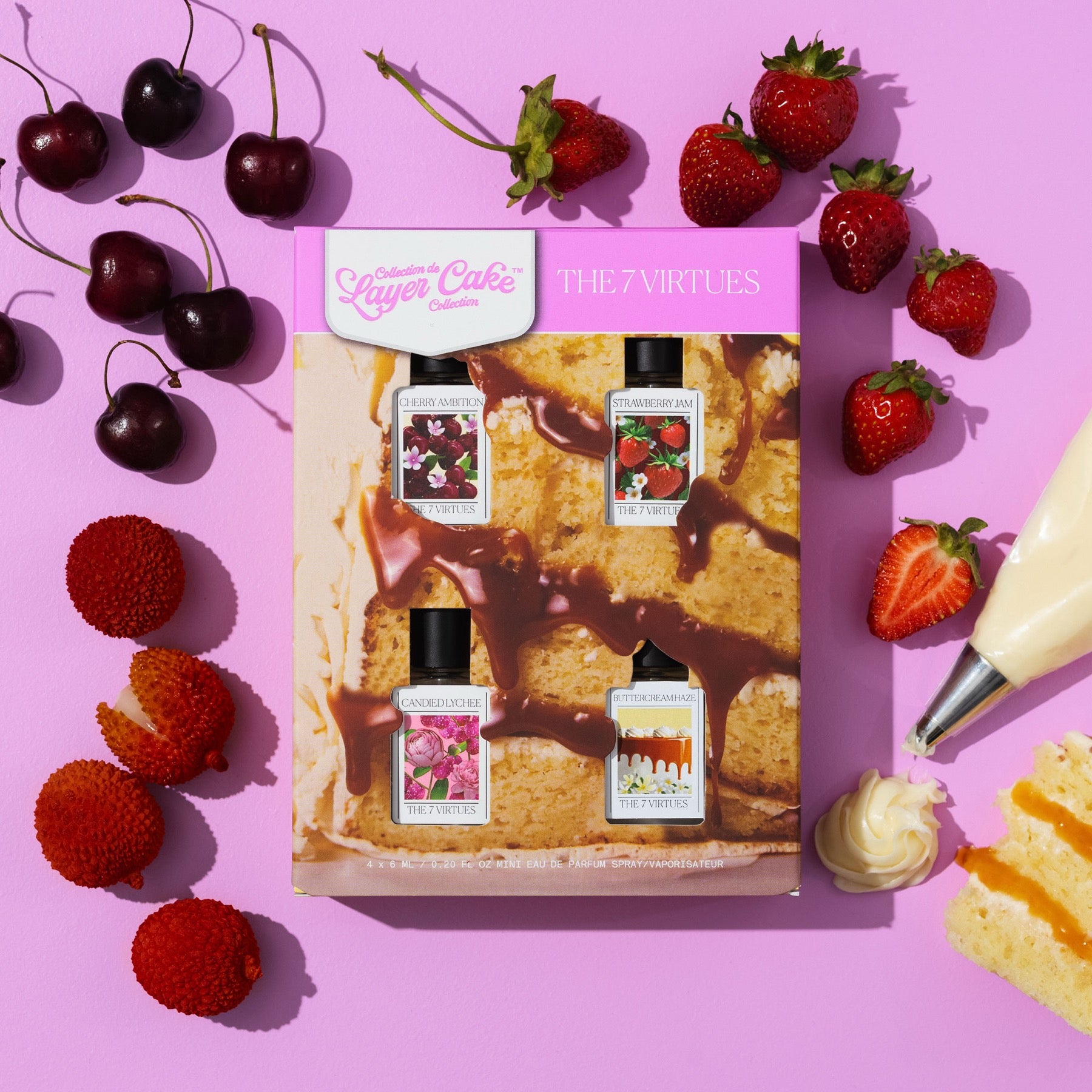 The 7 Virtues Layer Cake Collection zestaw perfum gourmand
