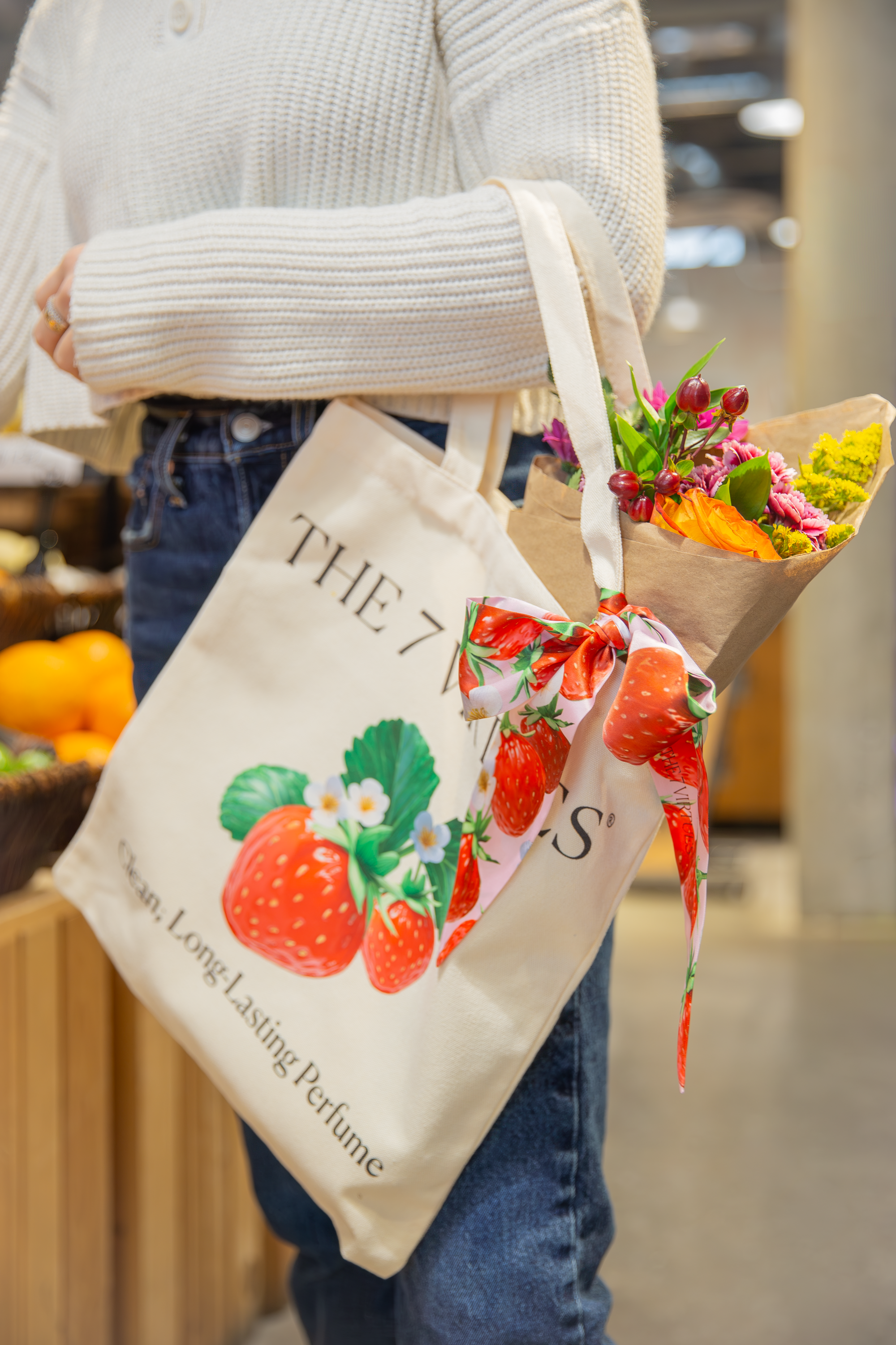 The 7 Virtues Strawberry Jam apaszka twilly do perfum