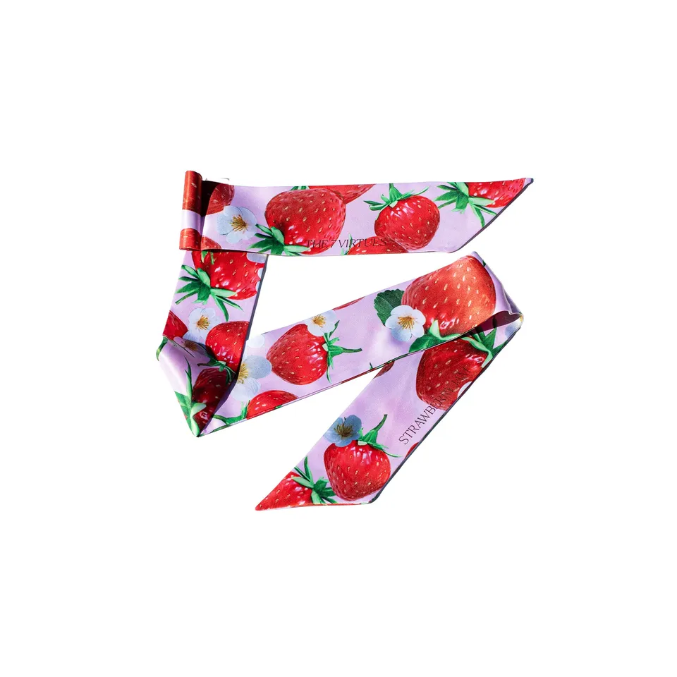 The 7 Virtues Strawberry Jam apaszka twilly do perfum