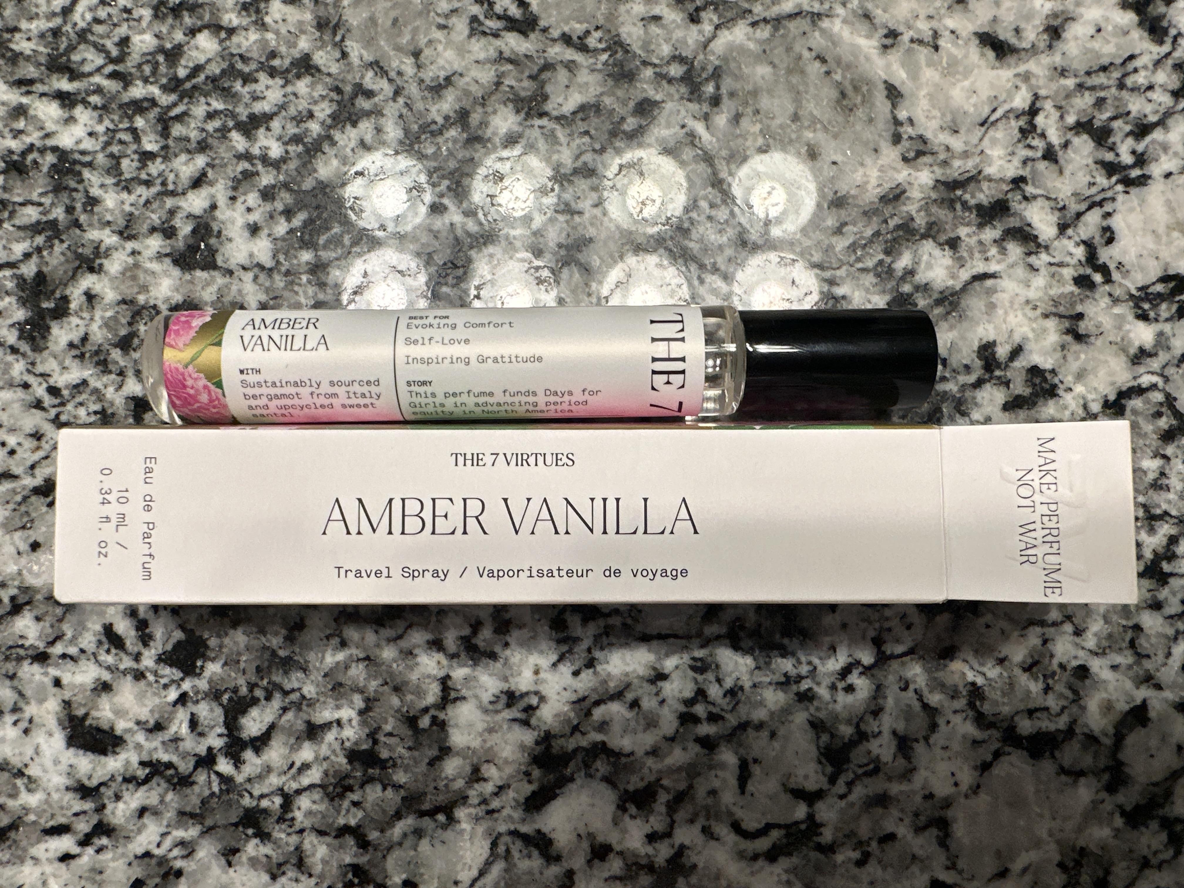 The 7 Virtues Amber Vanilla perfumy próbka 1,7 ml bursztynowe