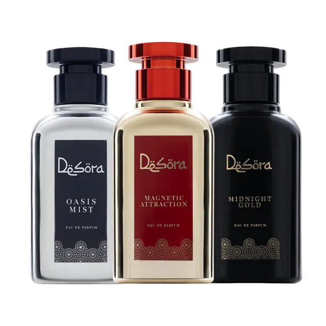 Desora Signature Trio woda perfumowana zestaw pełne flakony wanilia