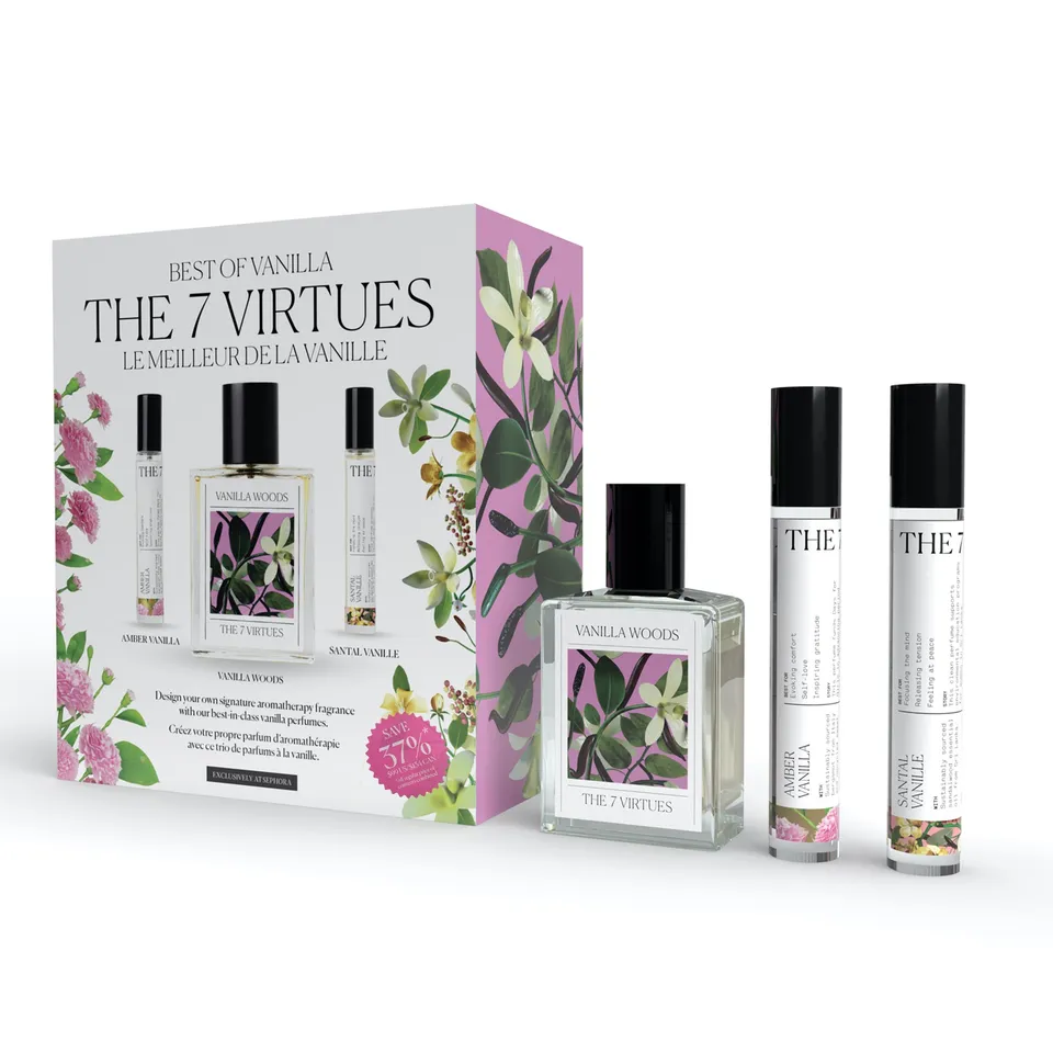 The 7 Virtues Best of Vanilla zestaw perfum 50 ml + 2x10 ml wanilia
