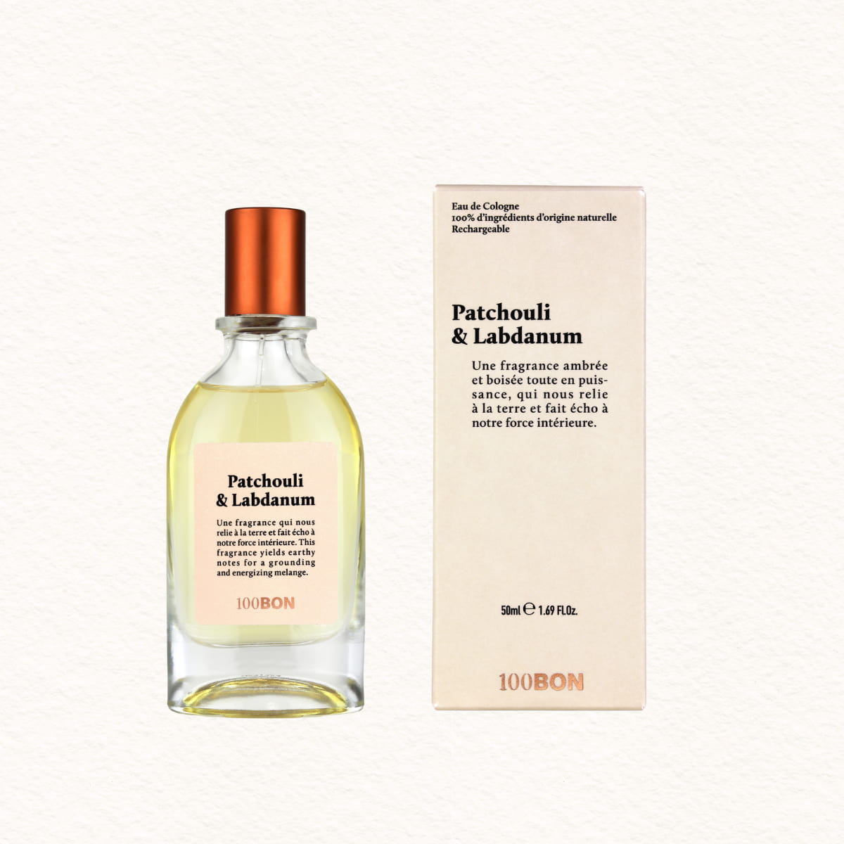 100BON Patchouli & Labdanum woda kolońska 50 ml drzewna