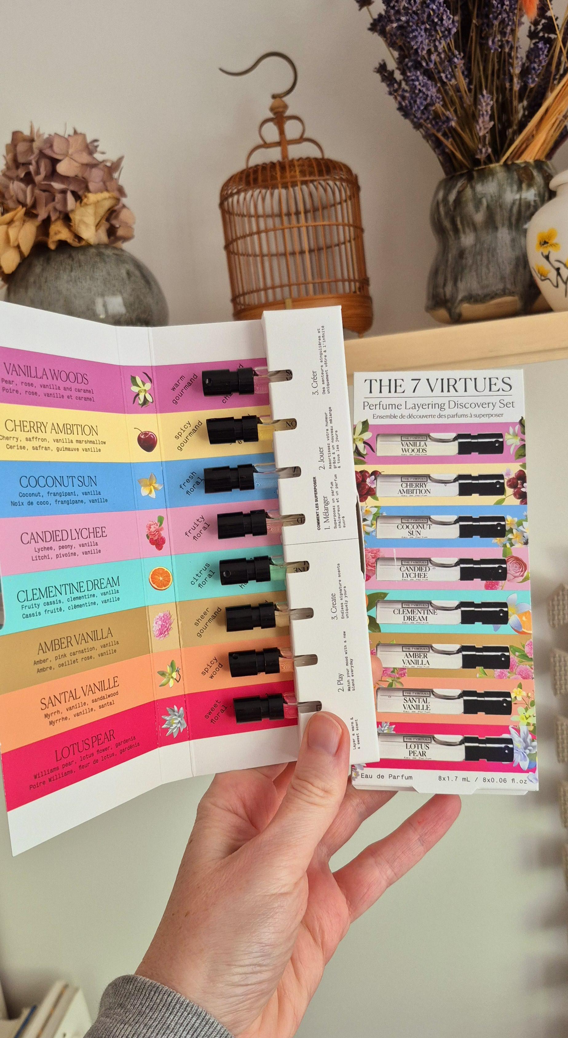 The 7 Virtues Discovery Set próbki perfum 8 zapachów