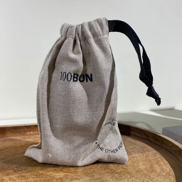 100BON Pochon woreczek na perfumy 50 ml lniany