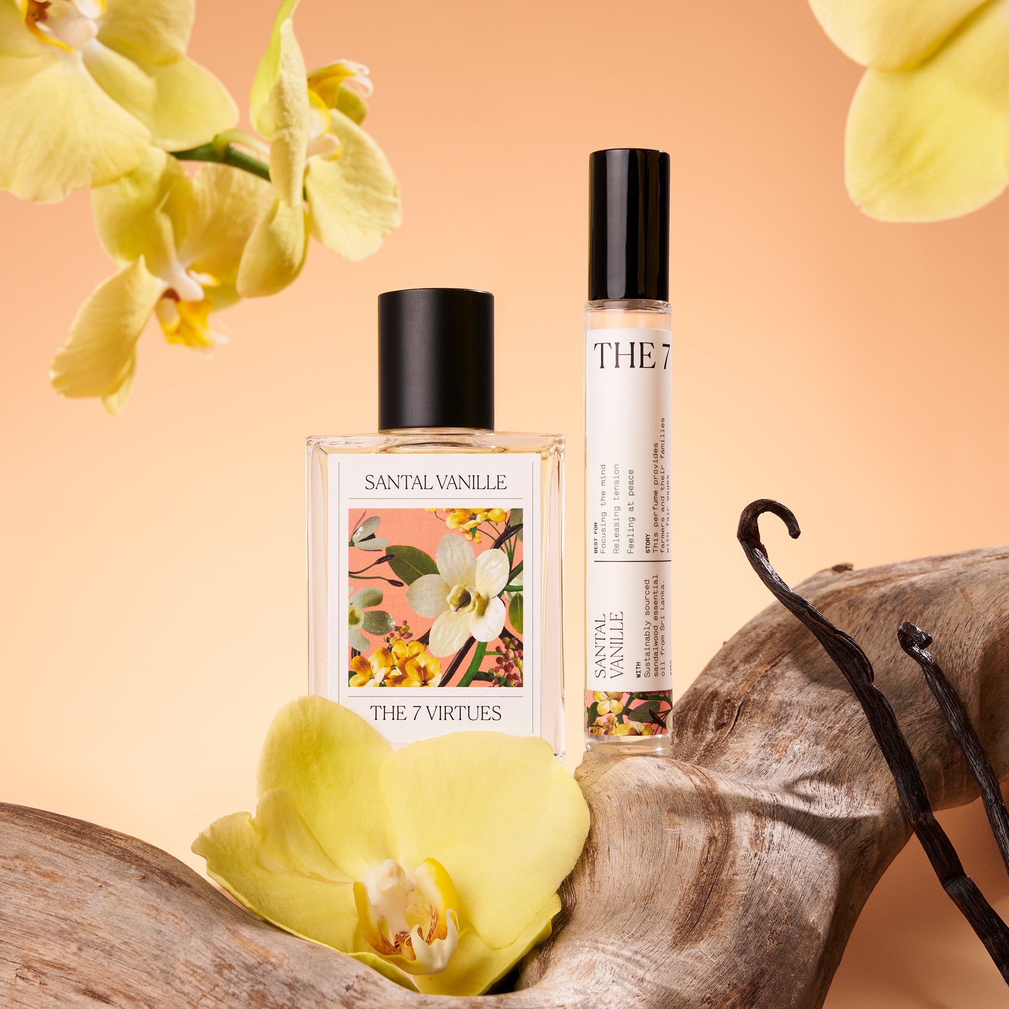 The 7 Virtues Santal Vanille woda perfumowana drzewna 50 ml