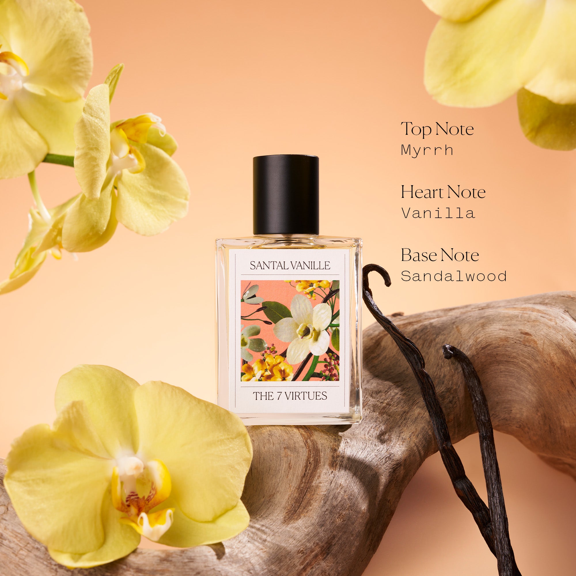 The 7 Virtues Santal Vanille woda perfumowana drzewna 50 ml