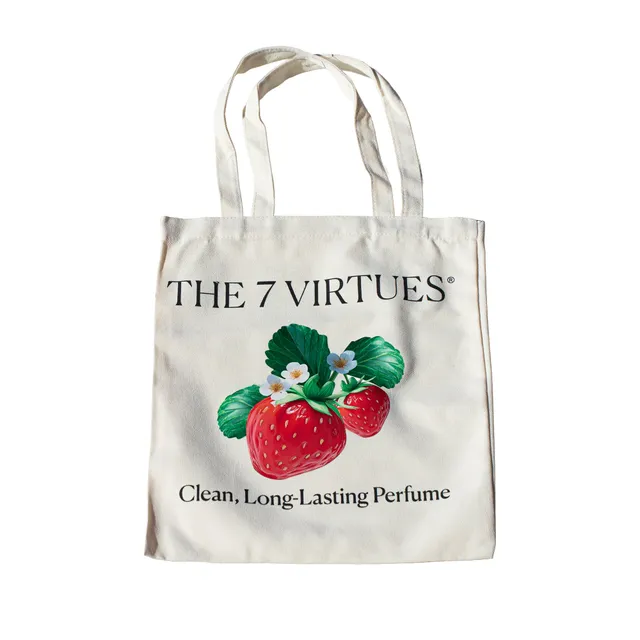The 7 Virtues Strawberry Jam torba tote truskawkowa