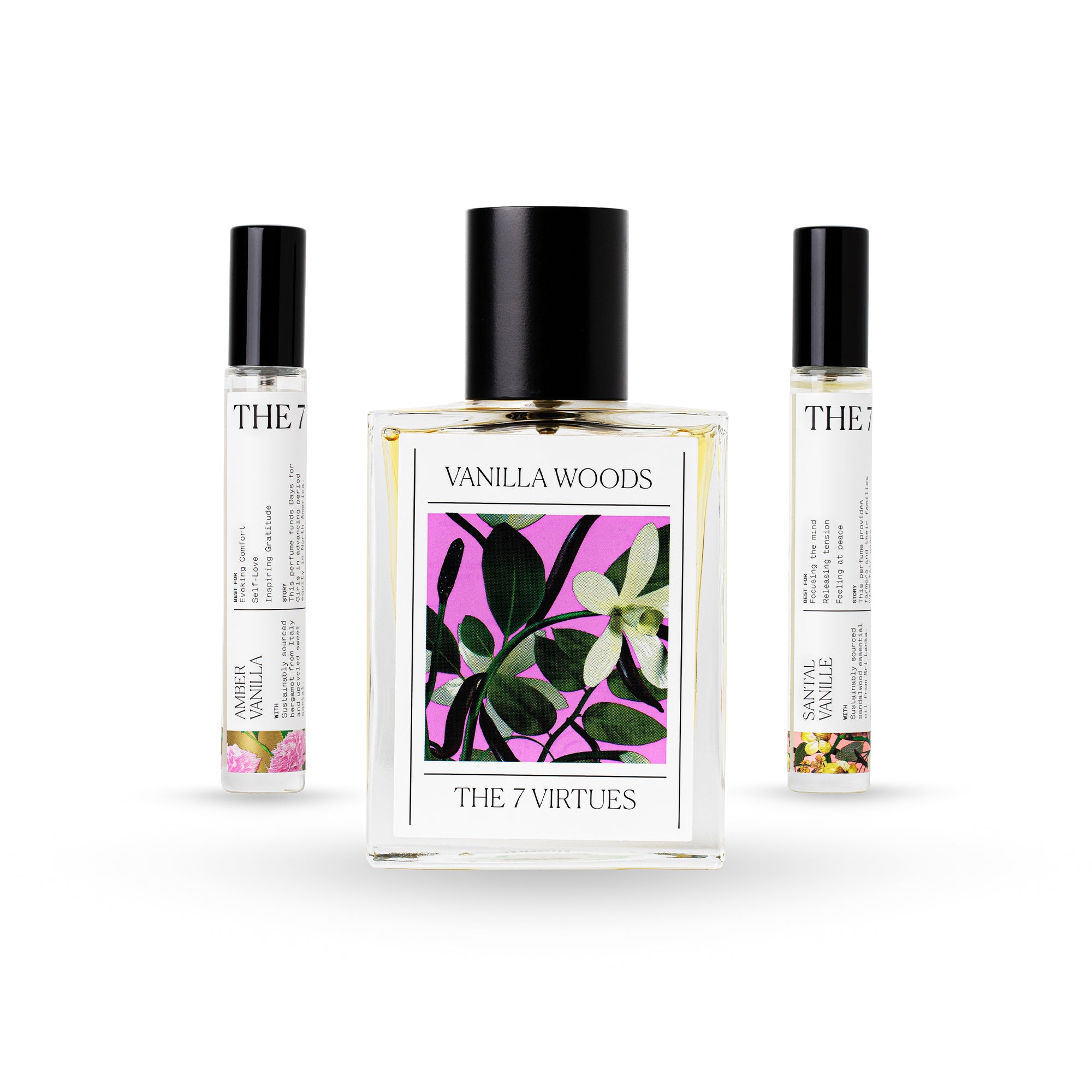 The 7 Virtues Best of Vanilla zestaw perfum 50 ml + 2x10 ml wanilia