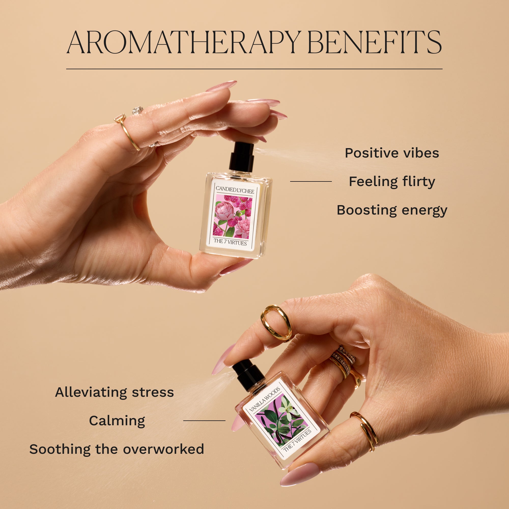 The 7 Virtues Mini Vanilla Duo mini perfumy 2 szt wanilia
