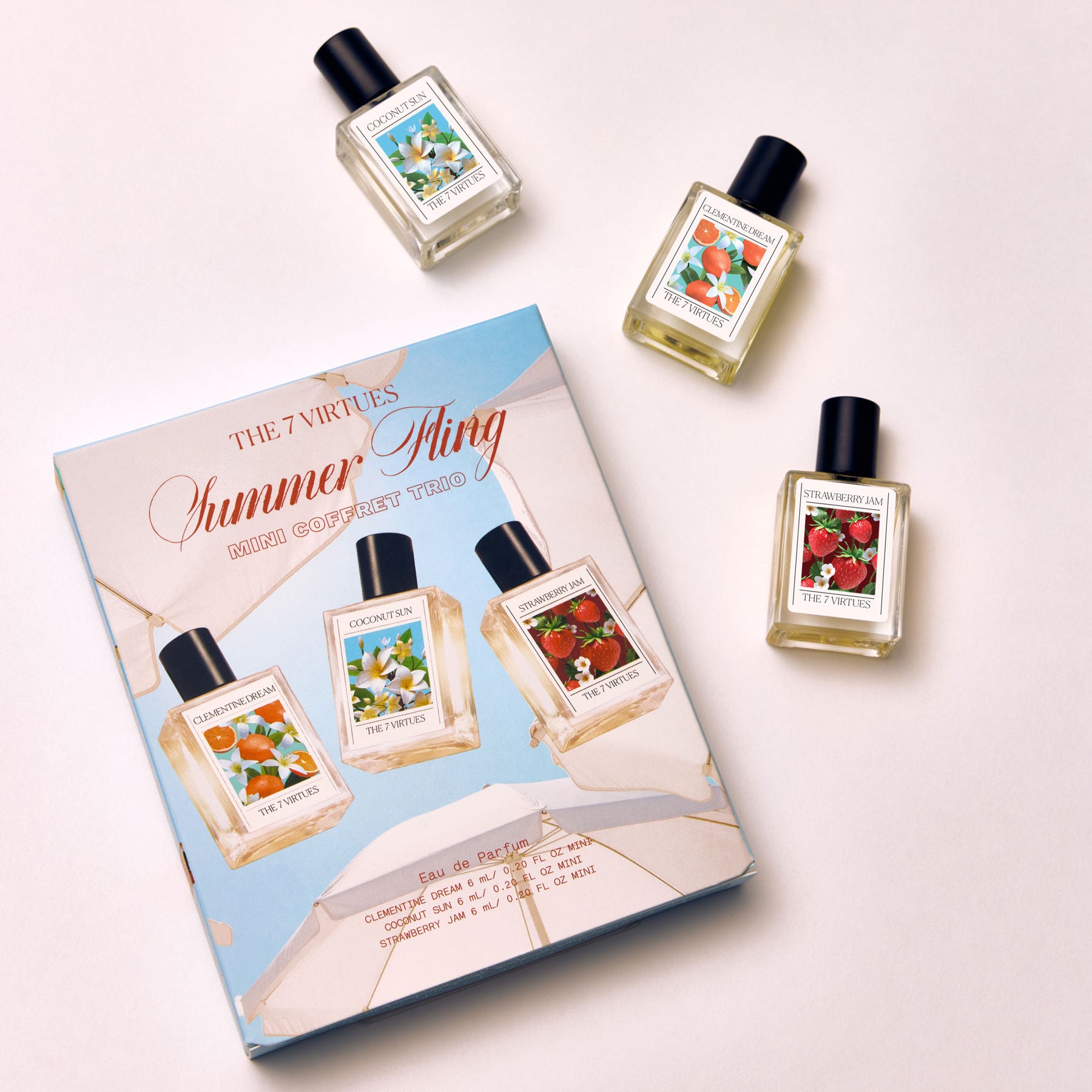 The 7 Virtues Summer Fling Mini-Trio perfumy 3x mini