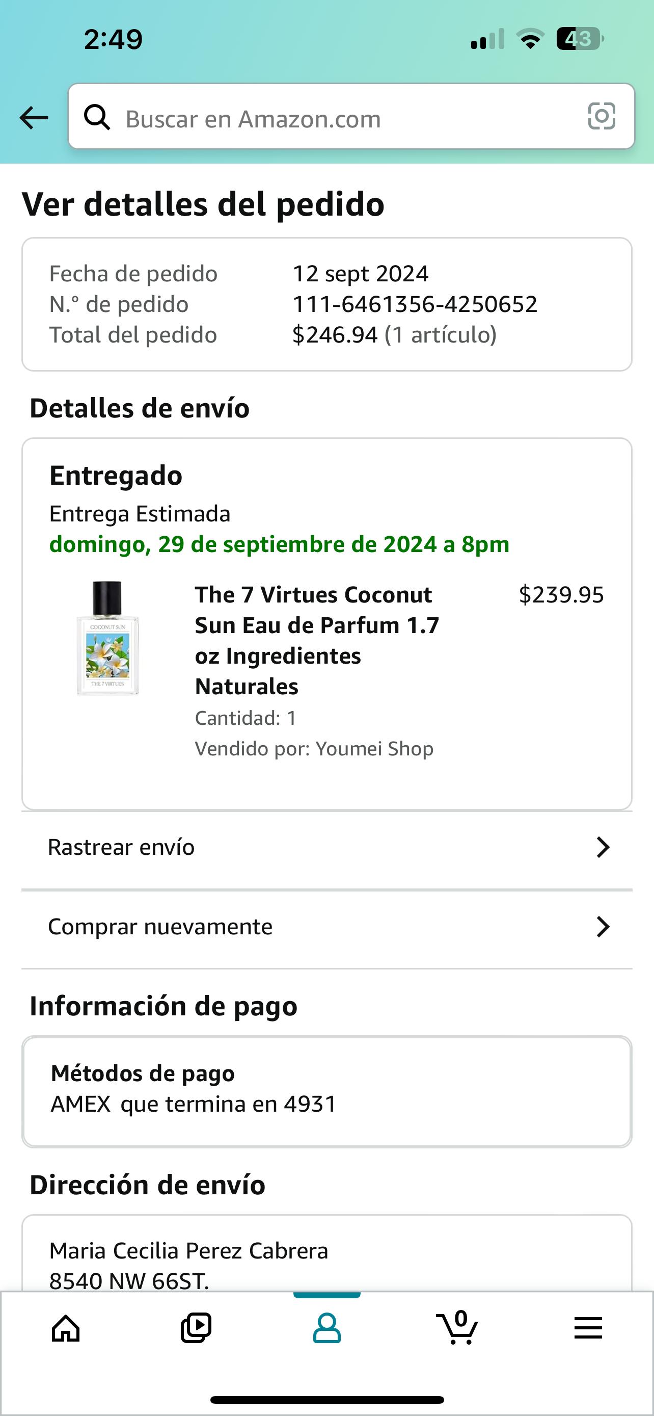 The 7 Virtues Coconut Sun perfumy próbka 1,7 ml kokosowe