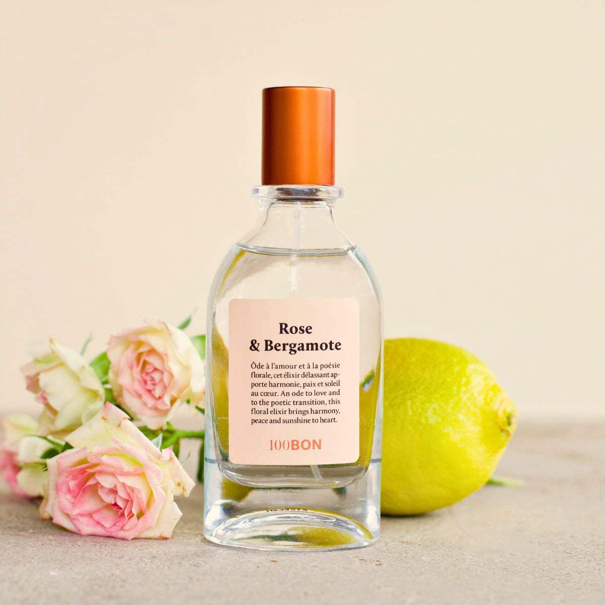 100BON Rose & Bergamote woda kolońska 50 ml różana