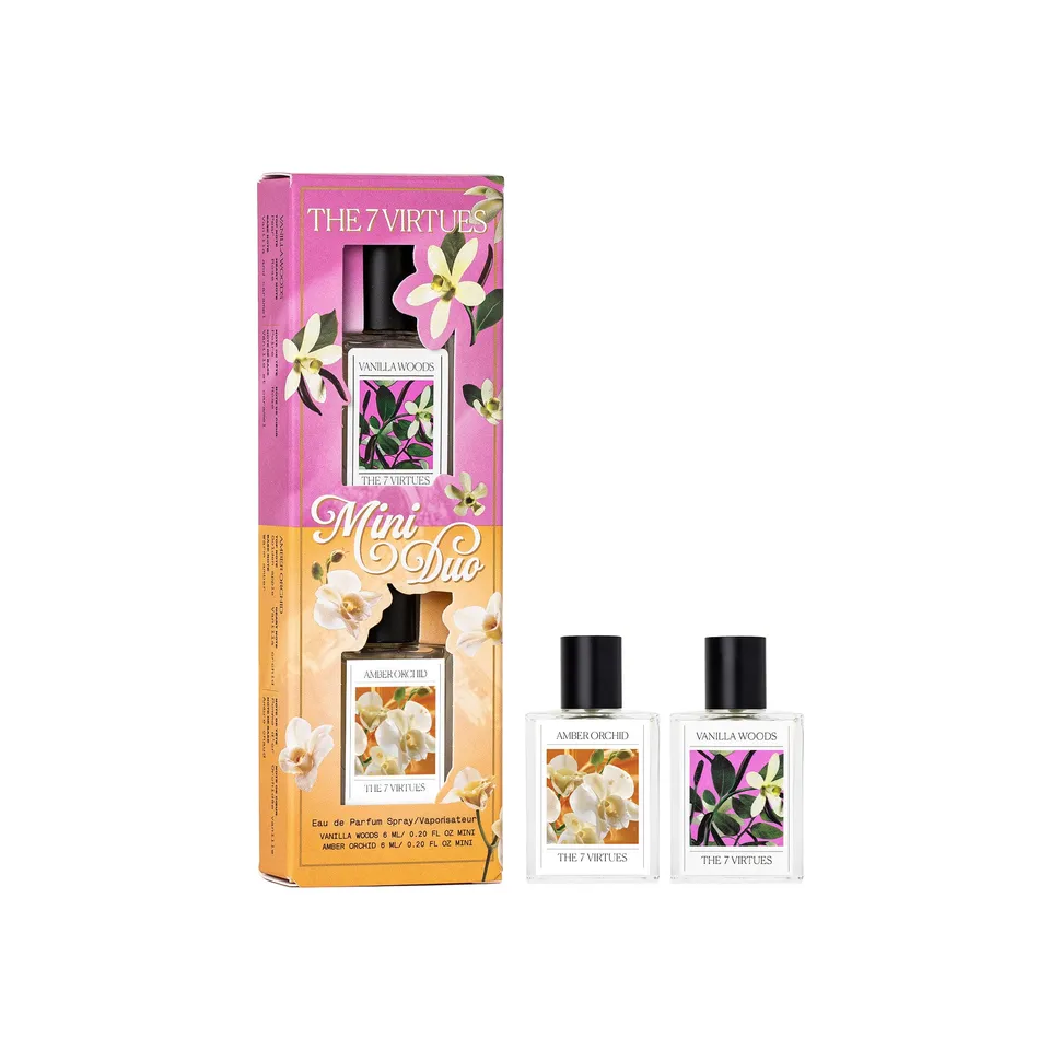 The 7 Virtues Mini-Duo perfumy zestaw waniliowe 2 szt