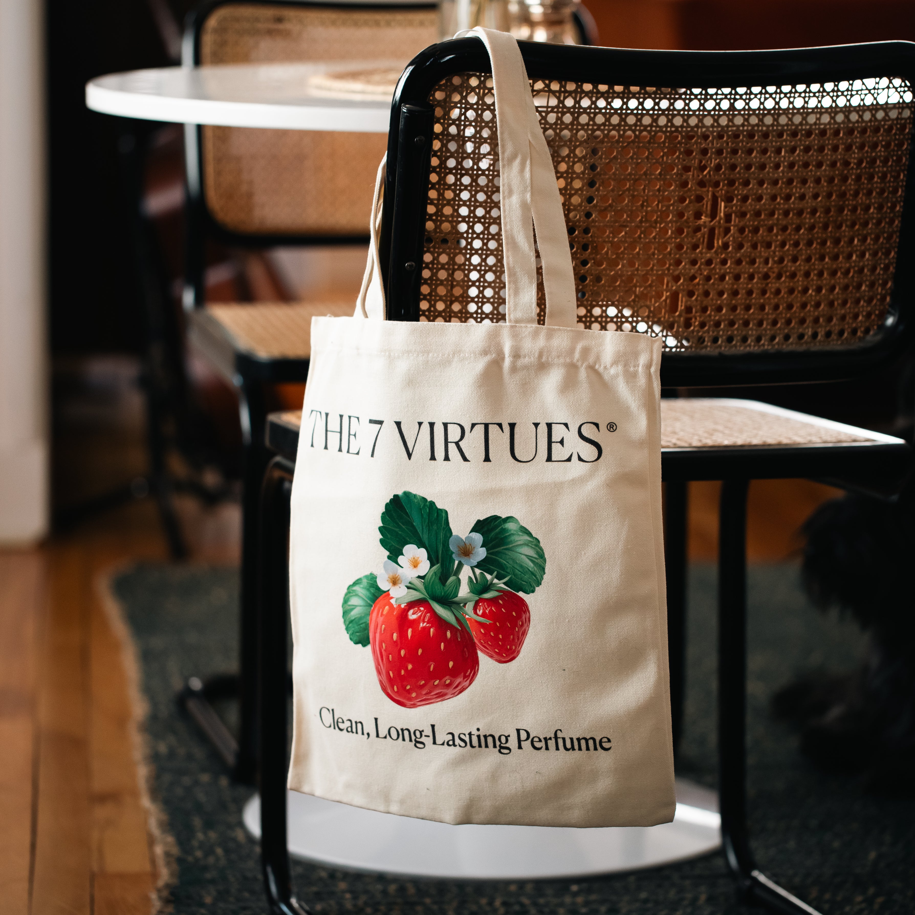 The 7 Virtues Strawberry Jam torba tote truskawkowa